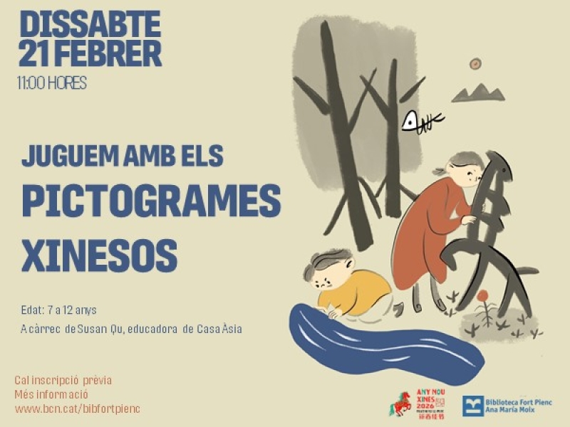 Taller de descoberta. Juguem amb els pictogrames xinesos.