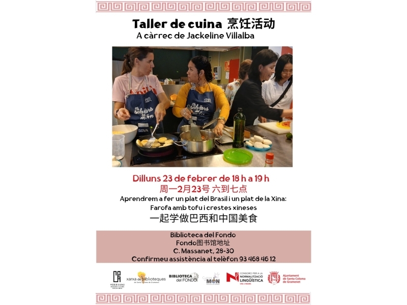 Taller de cuina a quatre mans