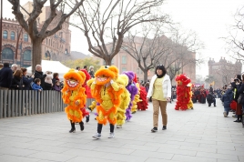 巴塞罗那凯旋门2018春节活动