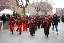 巴塞罗那凯旋门2018春节活动