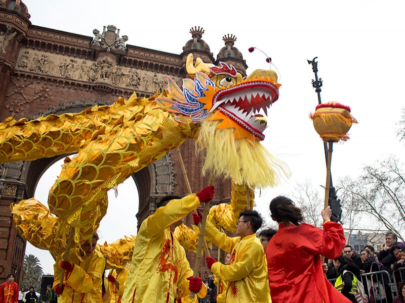 Ven a celebrar el Ao Nuevo Chino con Barcelona, el 29 de enero en el Arc del Triomf